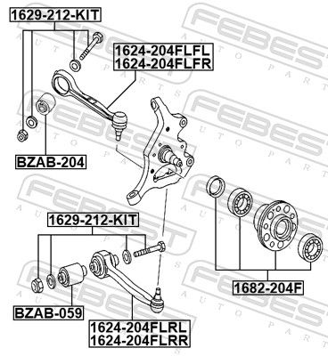 Control/Trailing Arm, wheel suspension-1
