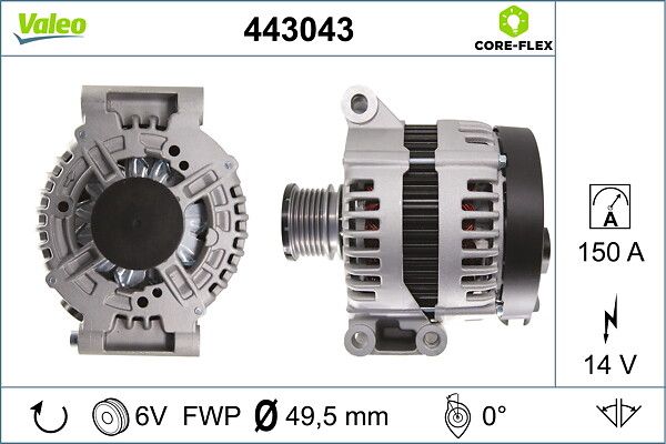 VALEO 443043 Alternator