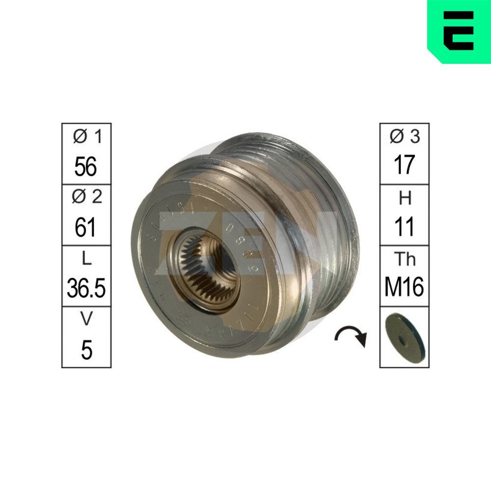 ERA ZN5380 Alternator freewheel clutch