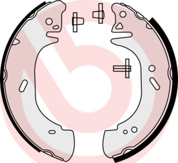 BREMBO S 59 518 Brake shoe set