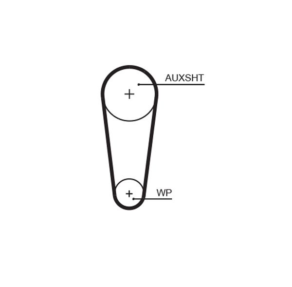 GATES 5682XS Timing belt