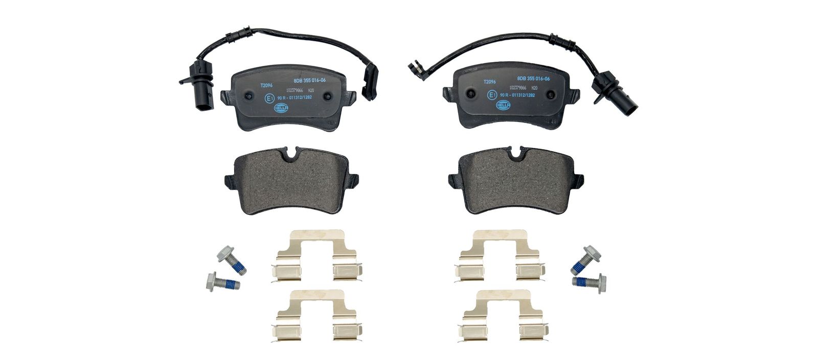 HELLA 8DB 355 016-061 Brake pad set, disc brake