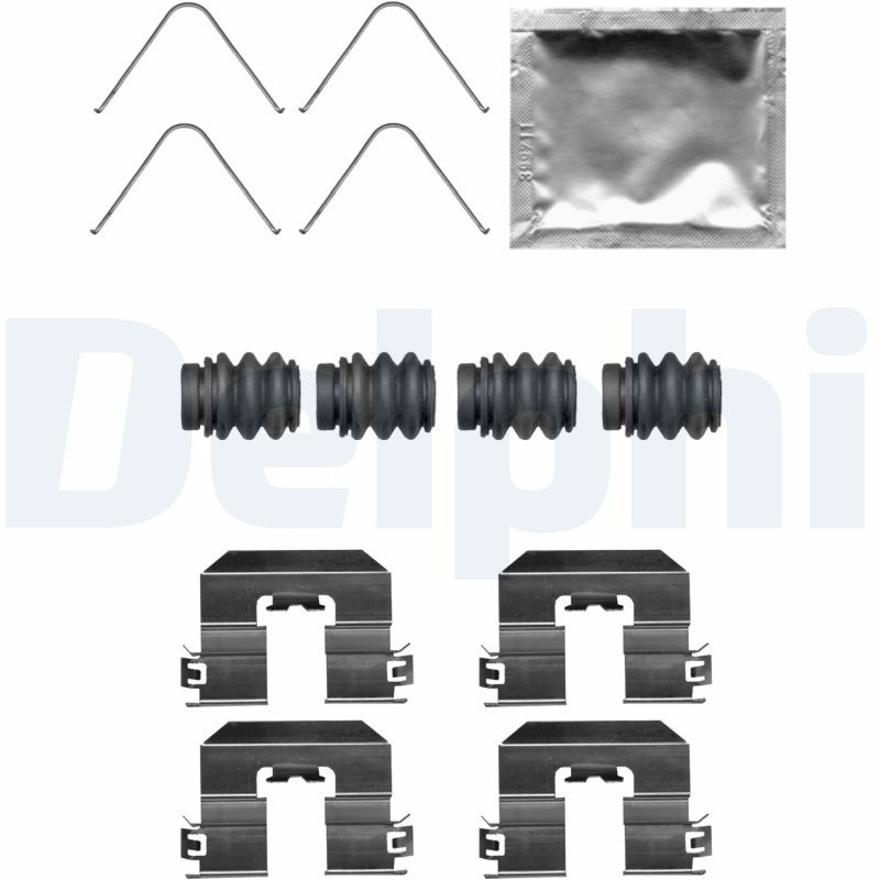 DELPHI LX0706 Accessory kit, disc brake pad