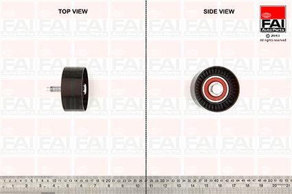 FAI AUTOPARTS T1018 Deflection pulley/guide pulley, timing belt