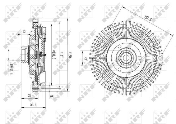 Clutch, radiator fan-4