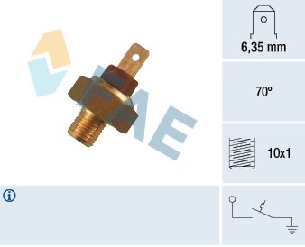 FAE 35660 Temperature switch, coolant warning lamp