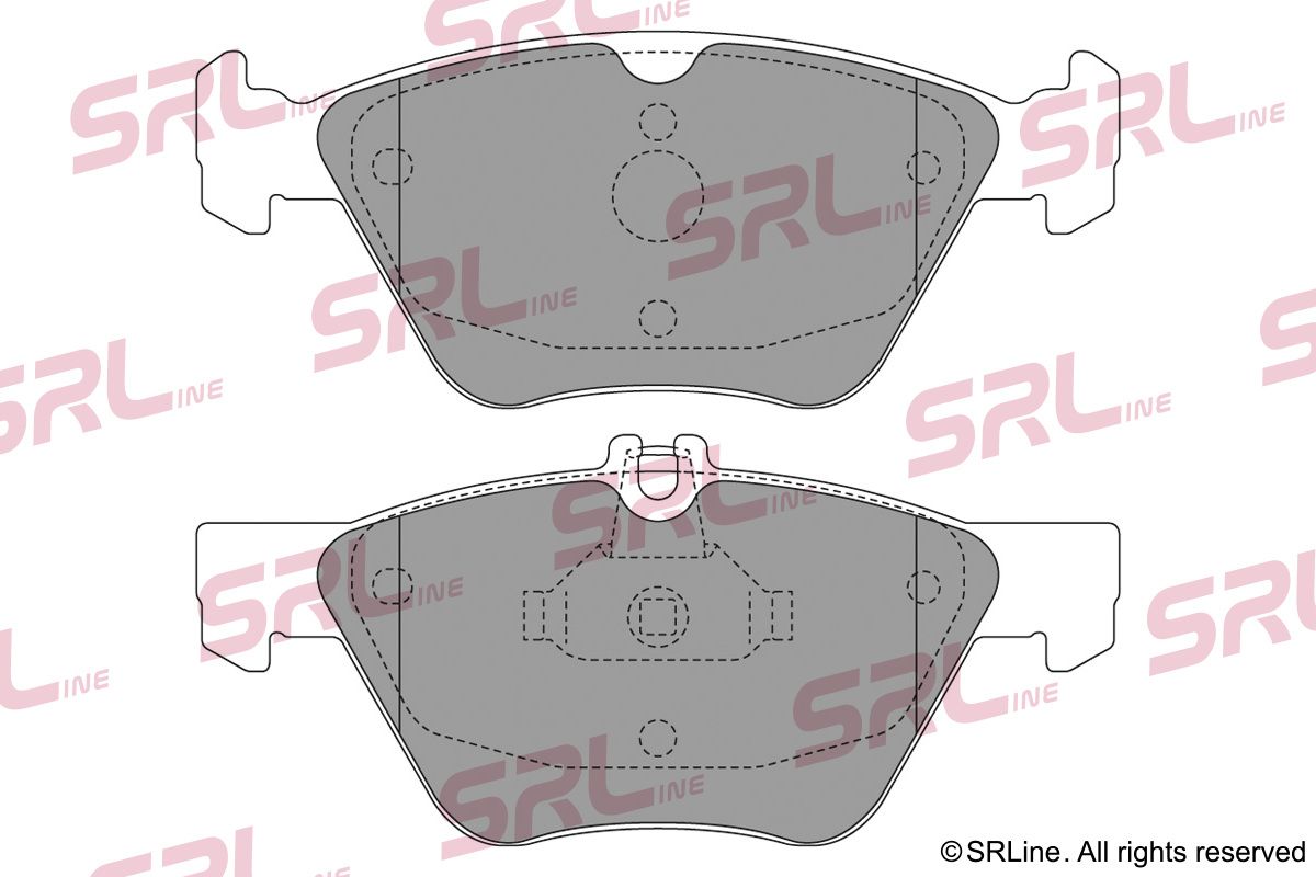 SRLINE S70-0142 Brake pad set, disc brake