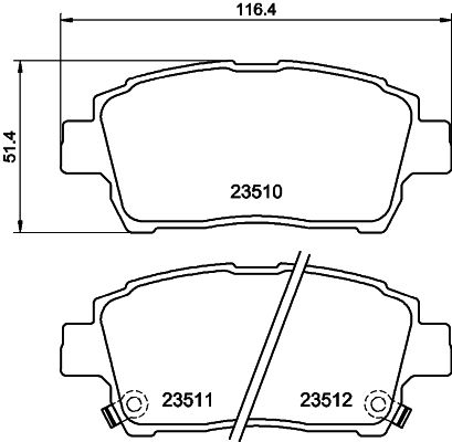 Brake Pad Set, disc brake-3