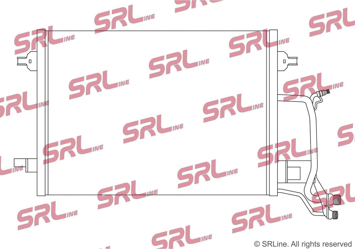 SRLINE 1324K8C1S Condenser, air conditioning