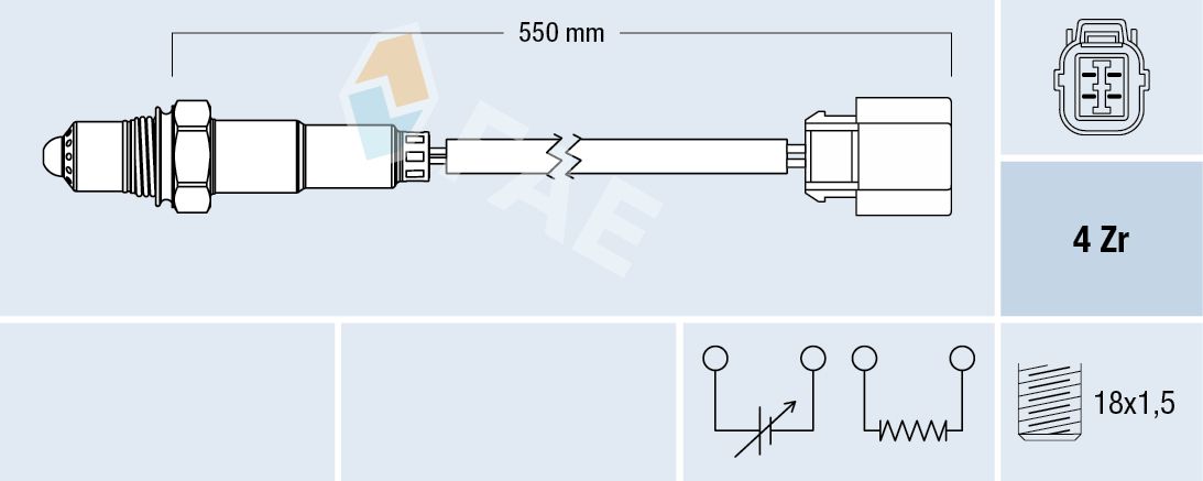 FAE 77473 Oxygen sensor