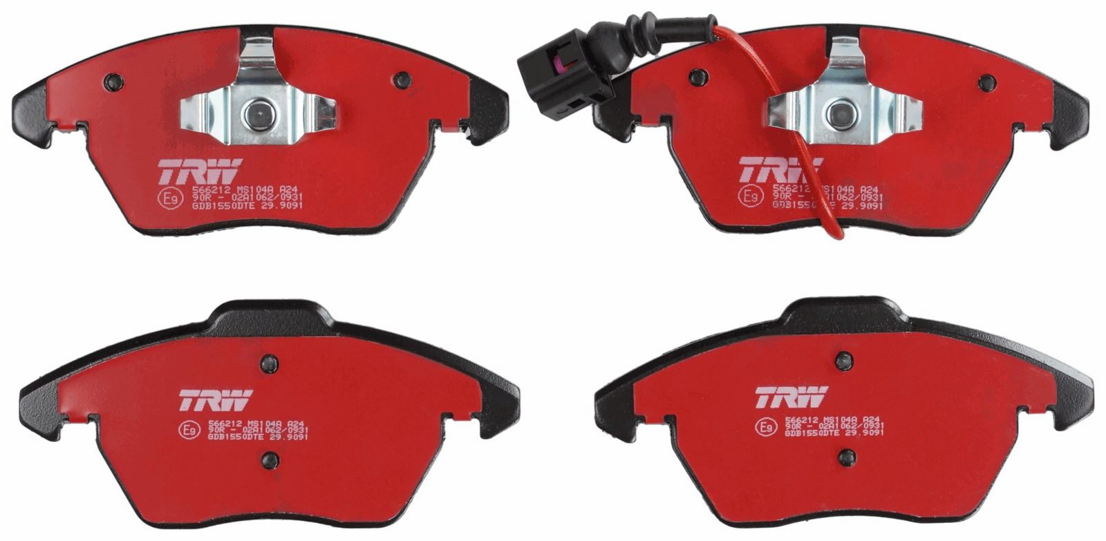 TRW GDB1550DTE Brake pad set, disc brake