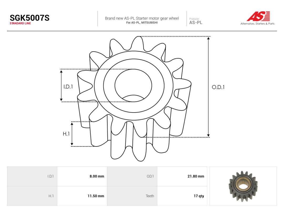Repair Kit, starter-1