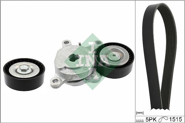 SCHAEFFLER INA 529 0543 10 V-ribbed belt set
