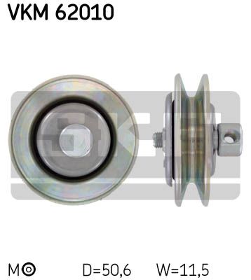 SKF VERTEVO VKM 62010 Tensioner pulley, v-belt