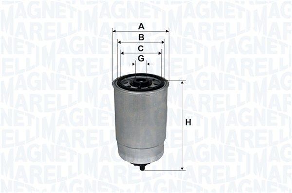 MAGNETI MARELLI 152071758006 Fuel filter