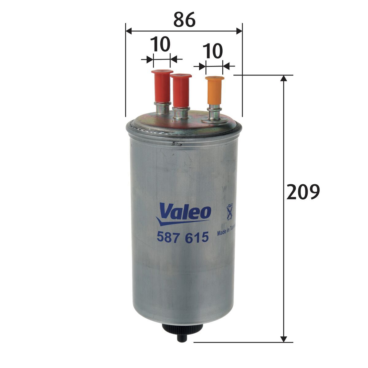 VALEO 587615 Fuel filter