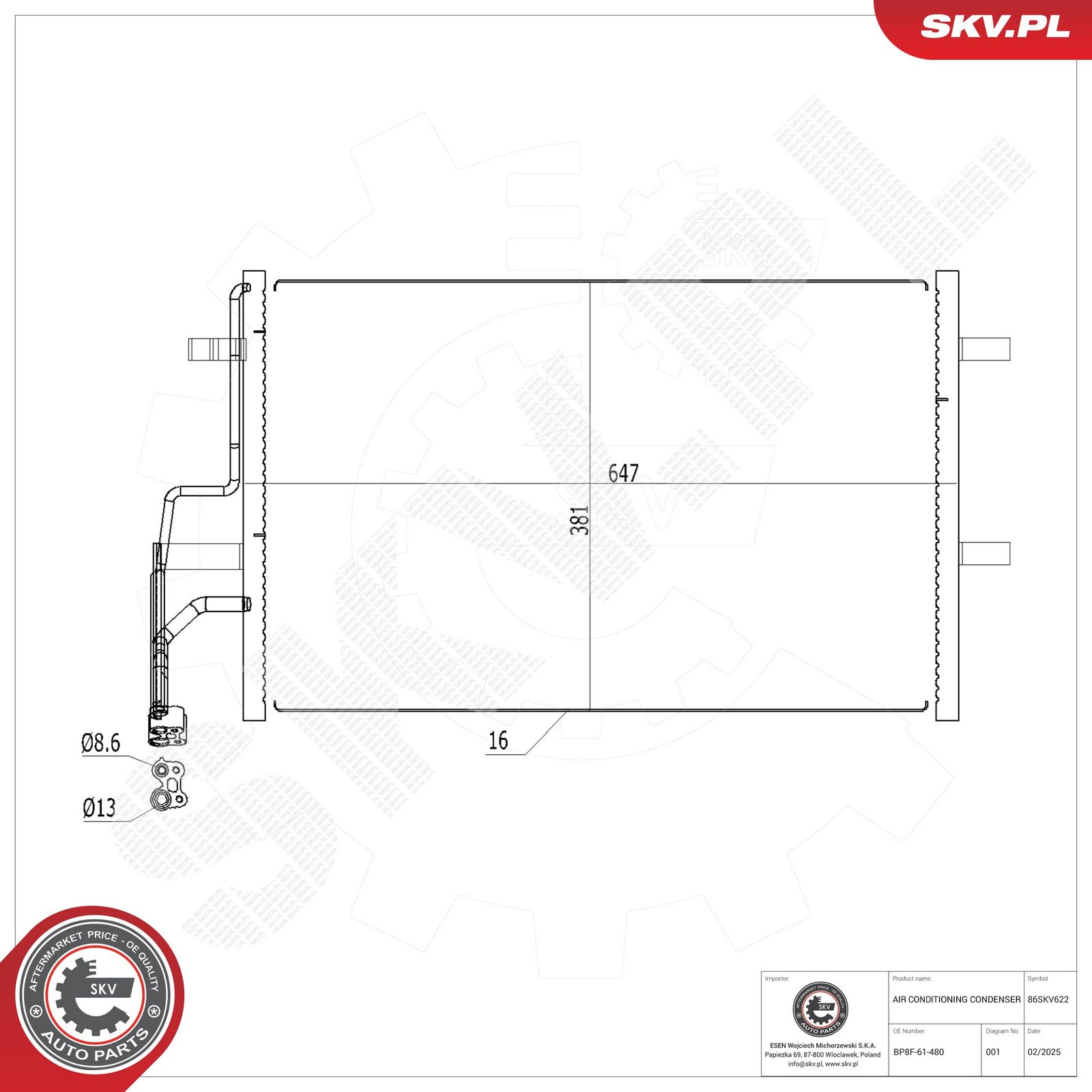 Condenser, air conditioning-5