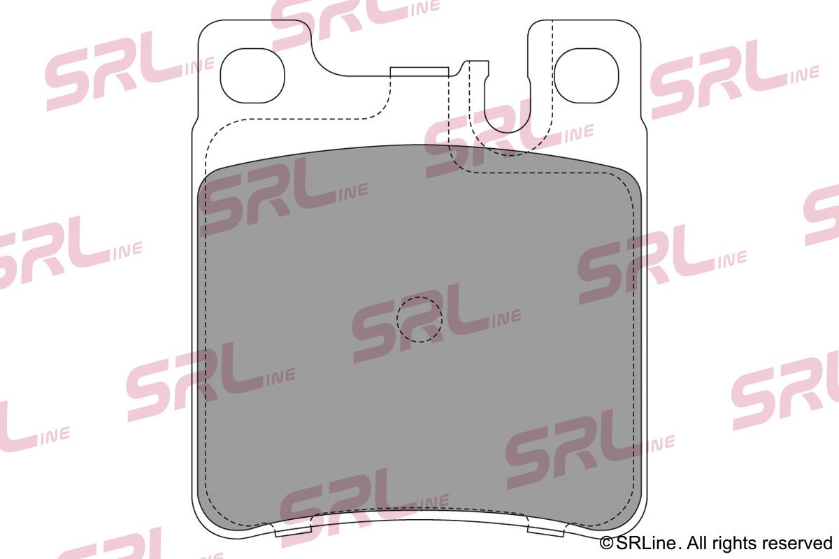 SRLINE S70-1159 Brake pad set, disc brake