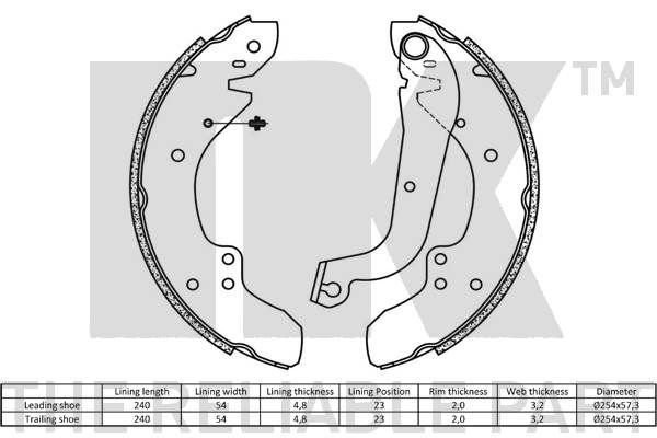 Brake Shoe Set-1