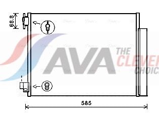 AVA CLEVER CHOICE DAA5011D Condenser, air conditioning