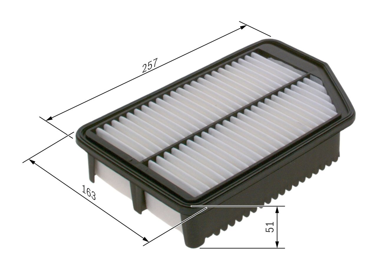 BOSCH F 026 400 481 Air filter
