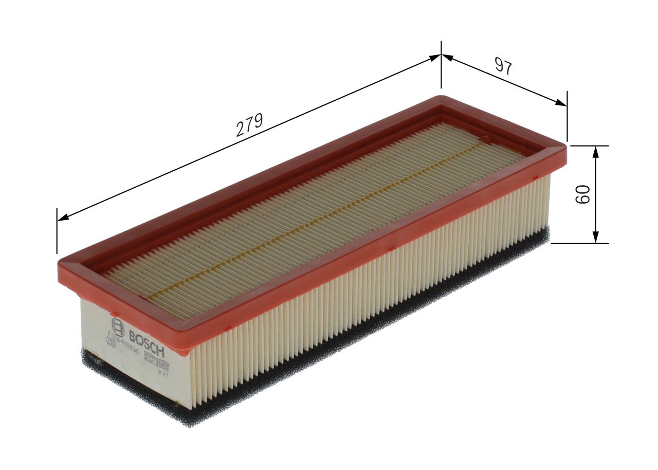 BOSCH F 026 400 036 Air filter