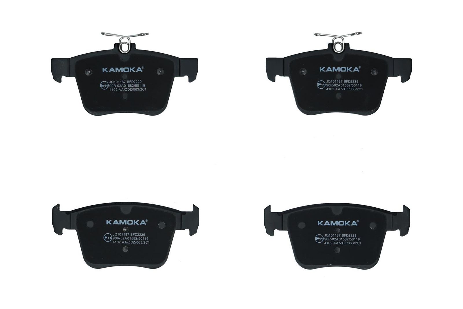 KAMOKA JQ101187 Brake pad set, disc brake