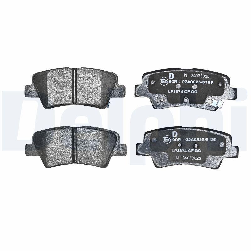 DELPHI LP3874 Brake pad set, disc brake