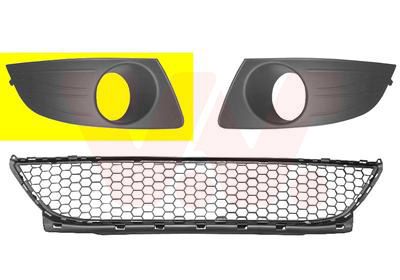 VAN WEZEL 1516594 Ventilation grille, bumper