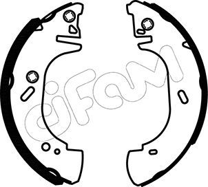 CIFAM 153-123 Brake shoe set