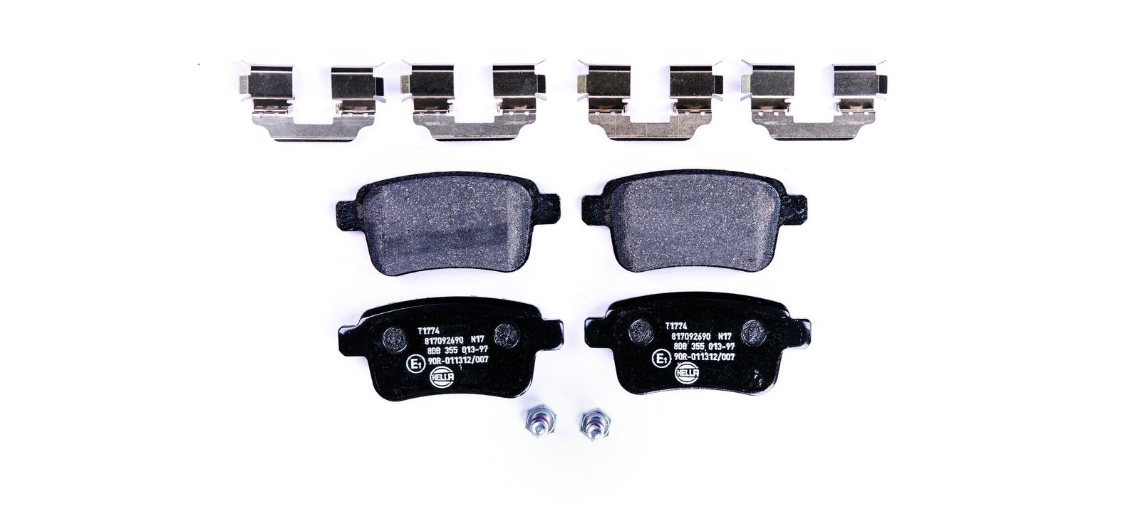 HELLA 8DB 355 013-971 Brake pad set, disc brake