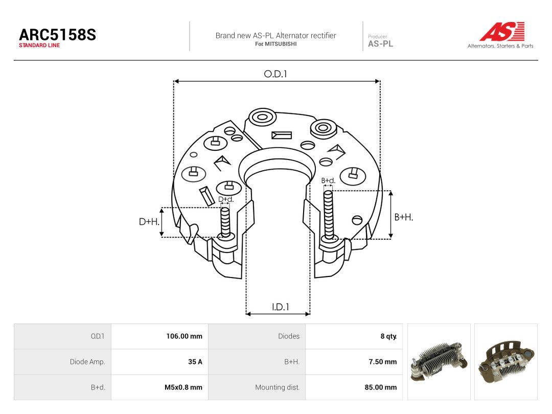 Rectifier, alternator-2