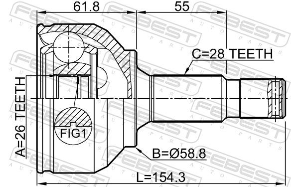 Joint Kit, drive shaft-1