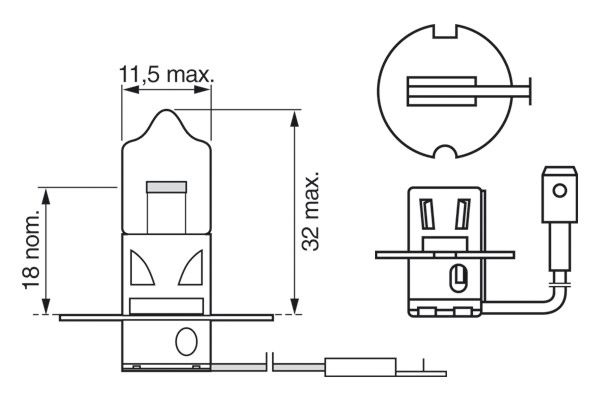 Bulb, high beam headlight-6