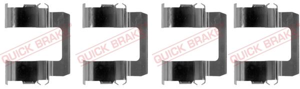 QUICK BRAKE 109-1102 Accessory kit, disc brake pad