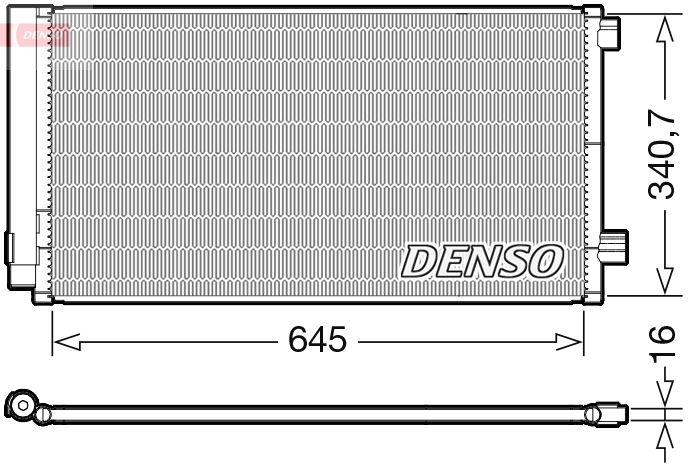 DENSO DCN06020 Condenser, air conditioning