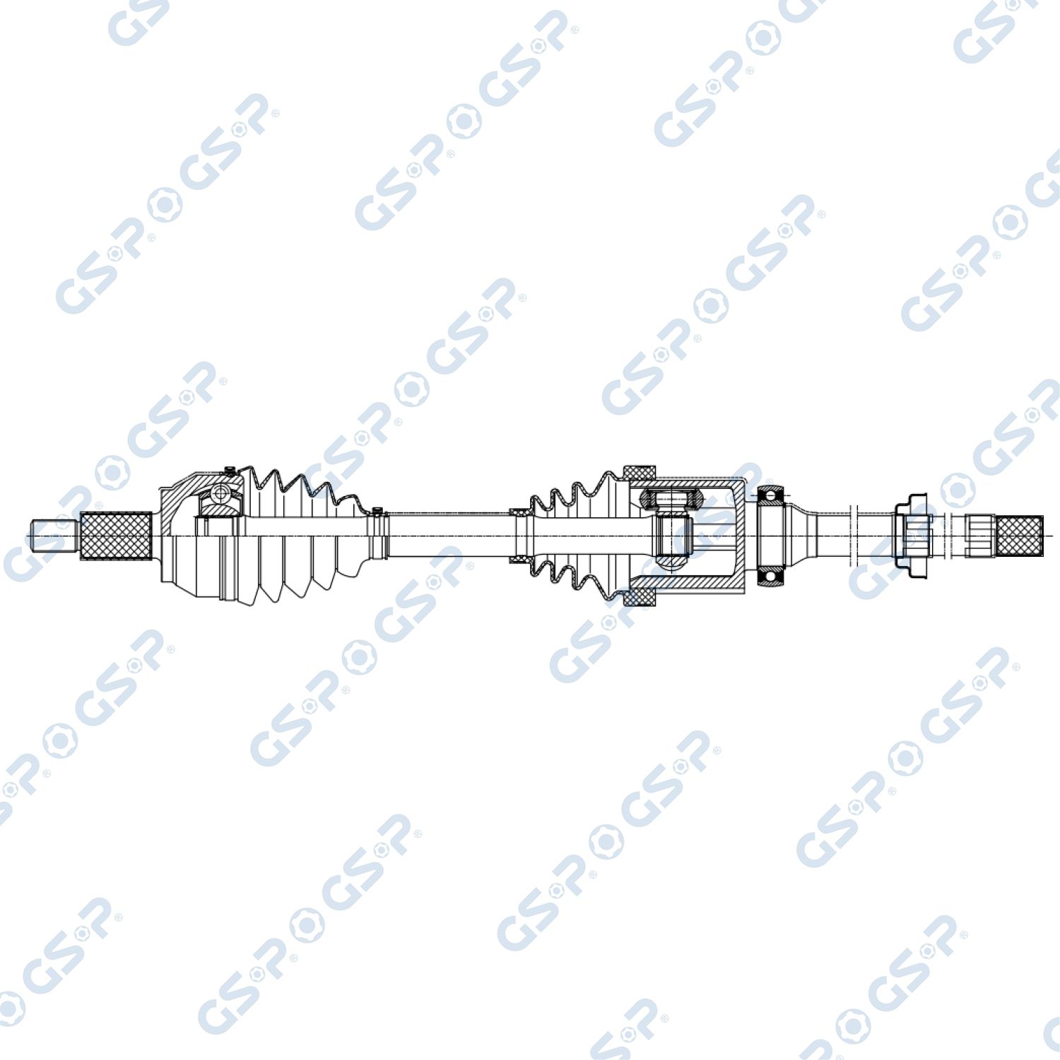GSP 256284OL Drive shaft