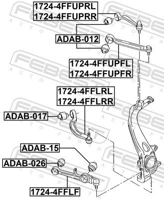 Control/Trailing Arm, wheel suspension-1