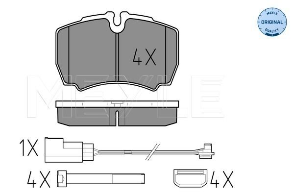 Brake Pad Set, disc brake-1