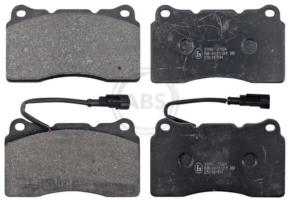 A.B.S. 37106 Brake pad set, disc brake