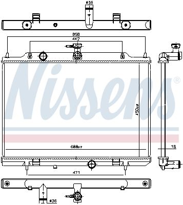 Radiator, engine cooling-4