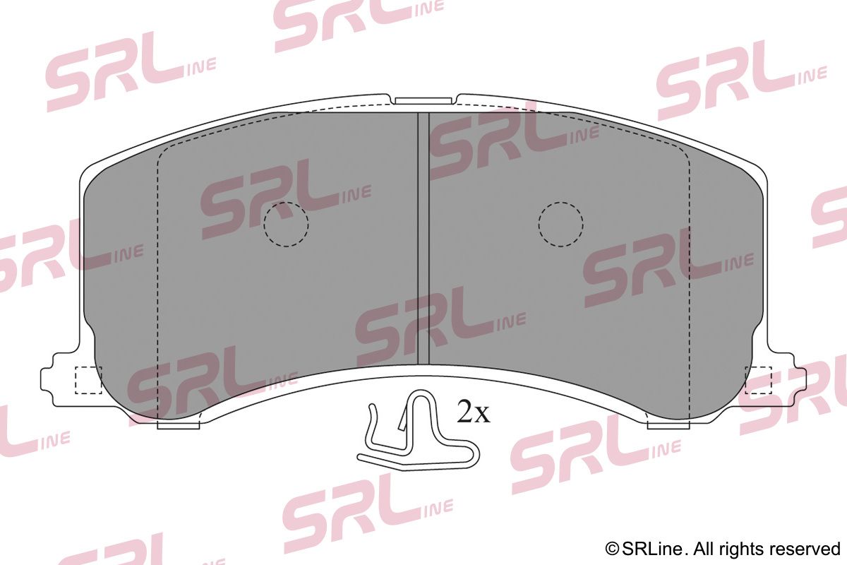 SRLINE S70-0457 Brake pad set, disc brake