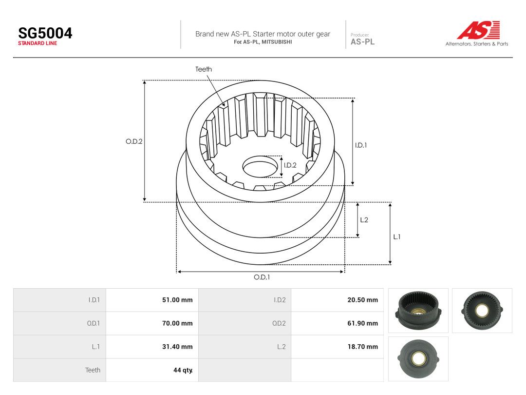 Repair Kit, starter-3