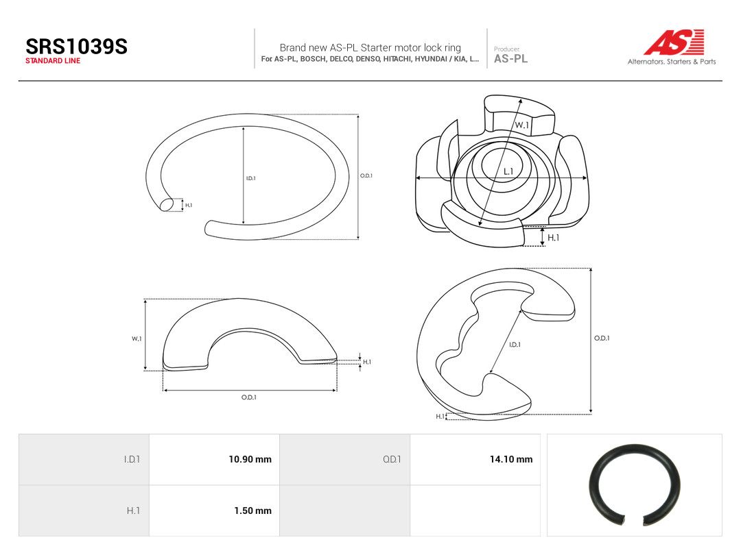 Repair Kit, starter-1