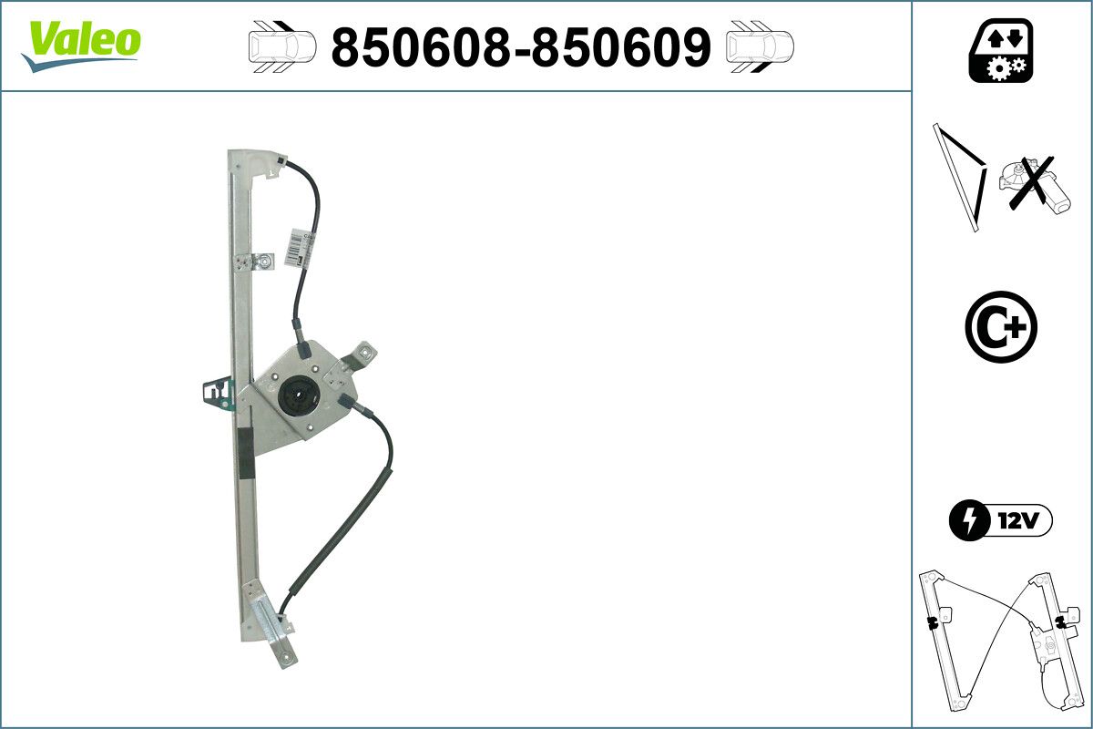 VALEO 850609 Window regulator