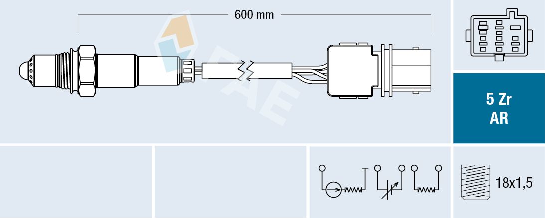 FAE 75004 Oxygen sensor