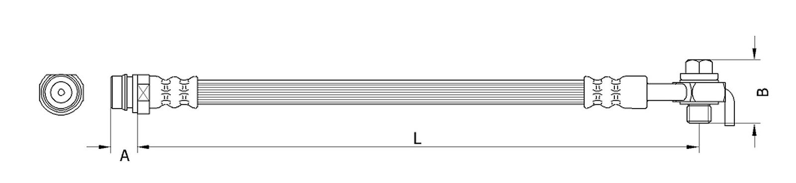 METZGER AUTOTEILE 4110799 Brake hose