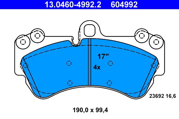 Brake Pad Set, disc brake