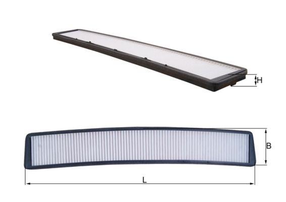 KNECHT LA 102 Filtras, salono oras