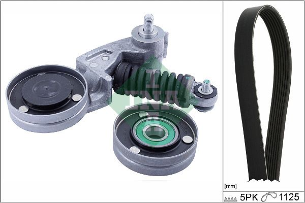 SCHAEFFLER INA 529 0236 10 V-ribbed belt set